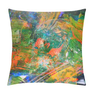 Personality  Oil Painting Pillow Covers