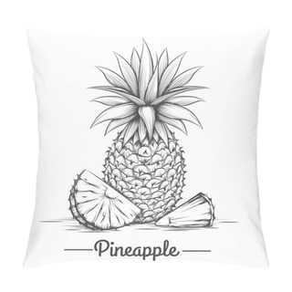 Personality  Doodle Sweets Pineapple Pillow Covers