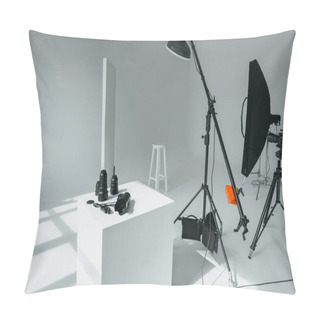Personality  Digital Equipment In Photo Studio Pillow Covers