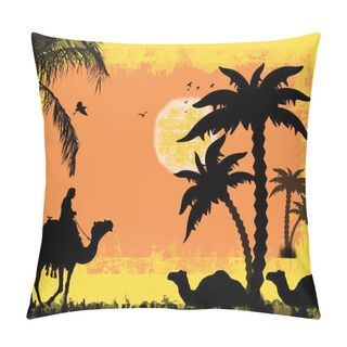Personality  Camels On The Desert Pillow Covers