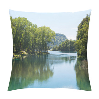 Personality  The Pullinque Lagoon, In The Chilean Patagonia, Los Rios Region. Pillow Covers