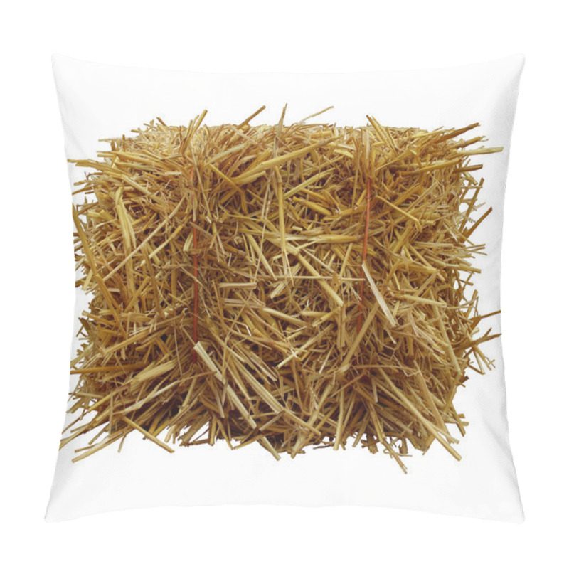 Personality  Bale-Of-Hay-Front-View Pillow Covers