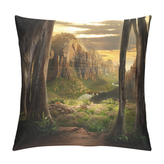 Personality  Phantasy Landscape Pillow Covers