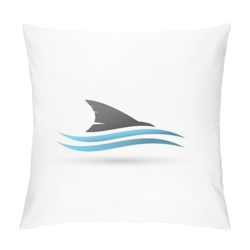 Personality  Shark Icon Pillow Covers