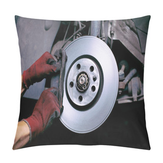 Personality  Changing Brake Pads Pillow Covers