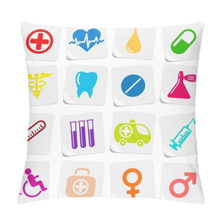 Personality  Medical Icons Pillow Covers