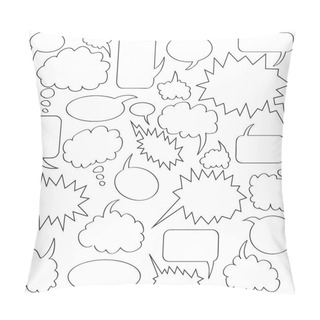 Personality  Comics Bubble Collection Pillow Covers