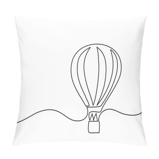 Personality  Hot Air Balloon Sign Pillow Covers