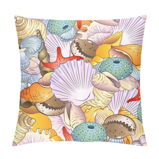 Personality  Sea Shells Background Pillow Covers
