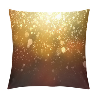 Personality  Gold Abstract Light Background Pillow Covers