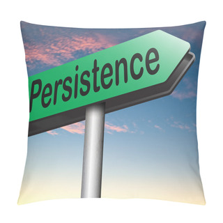 Personality  Persistence Sign Pillow Covers