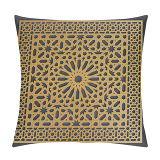 Personality  Laser Cutting Template. Decorative Panel. Traditional Oriental Pattern. Pillow Covers