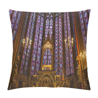 Personality  Sainte-Chapelle (Holy Chapel) In Paris, France Pillow Covers