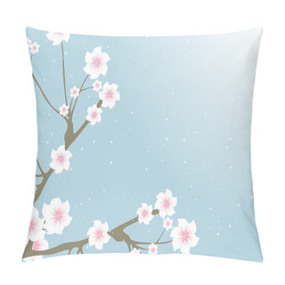 Personality  Branches With Blossoms And Buds Pillow Covers