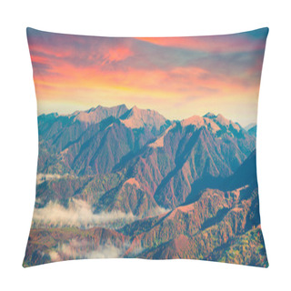 Personality  Kolochava Village In The Morning Mist Pillow Covers