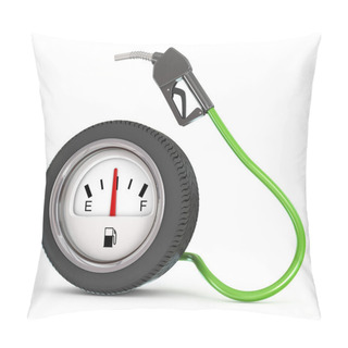 Personality  Fuel Nozzle With Hose Isolated On White Background Pillow Covers