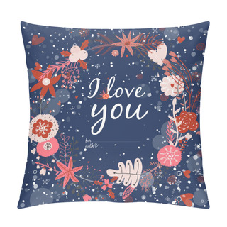 Personality  Happy Valentine's Day Card Pillow Covers