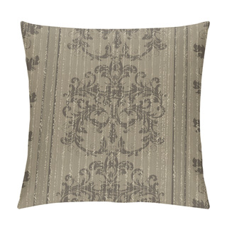 Personality  Seamless Old Baroque Wallpaper Pillow Covers