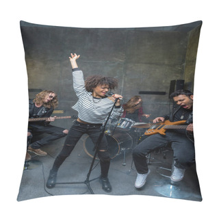 Personality  Rock Band Rehearsing In Studio  Pillow Covers