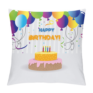 Personality  Happy Birthday Design Pillow Covers