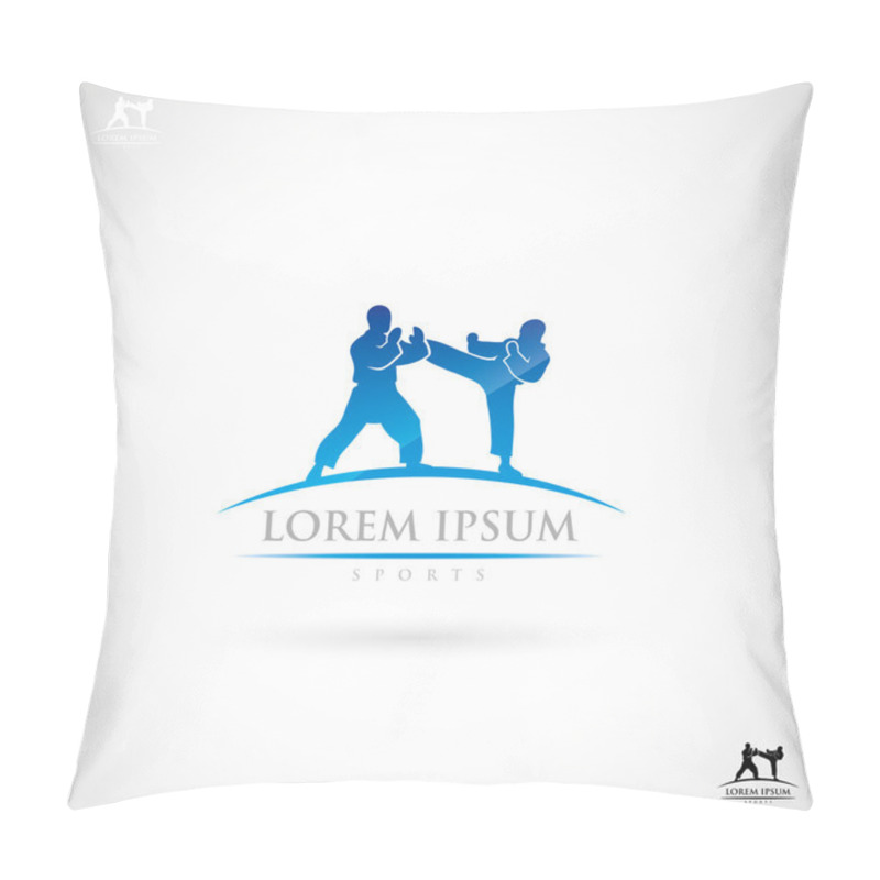 Personality  Martial Arts Fighters Sign Pillow Covers