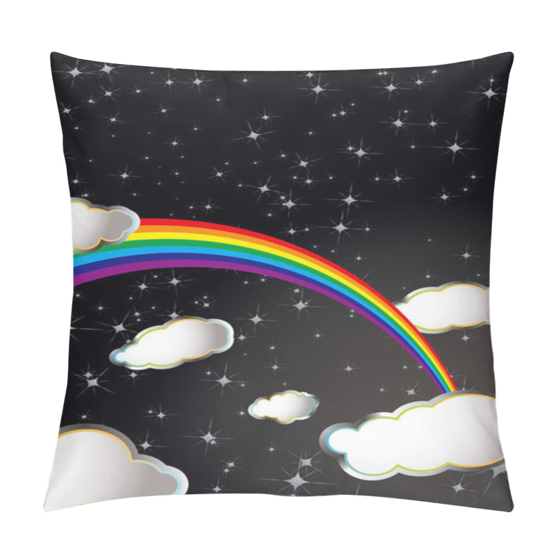 Personality  Space Rainbow Pillow Covers