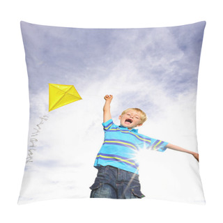 Personality  Ambitious Blond Boy Pillow Covers