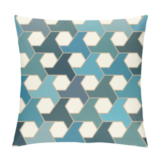 Personality  Seamless Islamic Tiles Pattern Pillow Covers