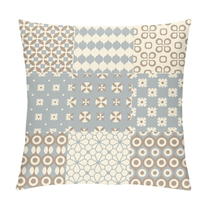 Personality  Retro geometric wallpapers pillow covers