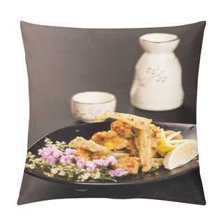 Personality  Japanese Food Material Pillow Covers