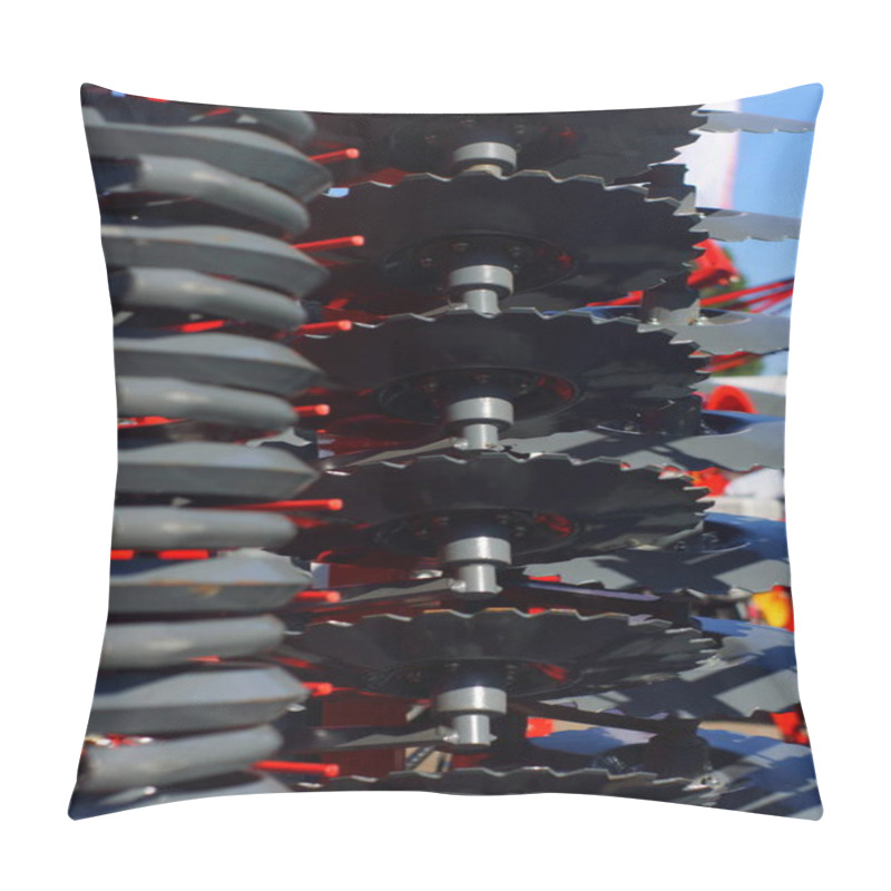 Personality  Sheets Of Tractor For Agricultural Work. Pillow Covers