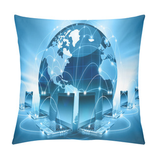 Personality  Best Internet Concept Of Global Business From Concepts Series Pillow Covers