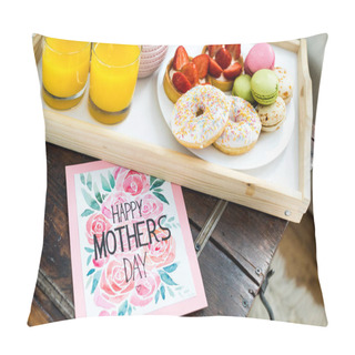 Personality  Happy Mothers Day Greeting Card  Pillow Covers