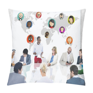 Personality  Team Discussion Business Planning Strategy Pillow Covers