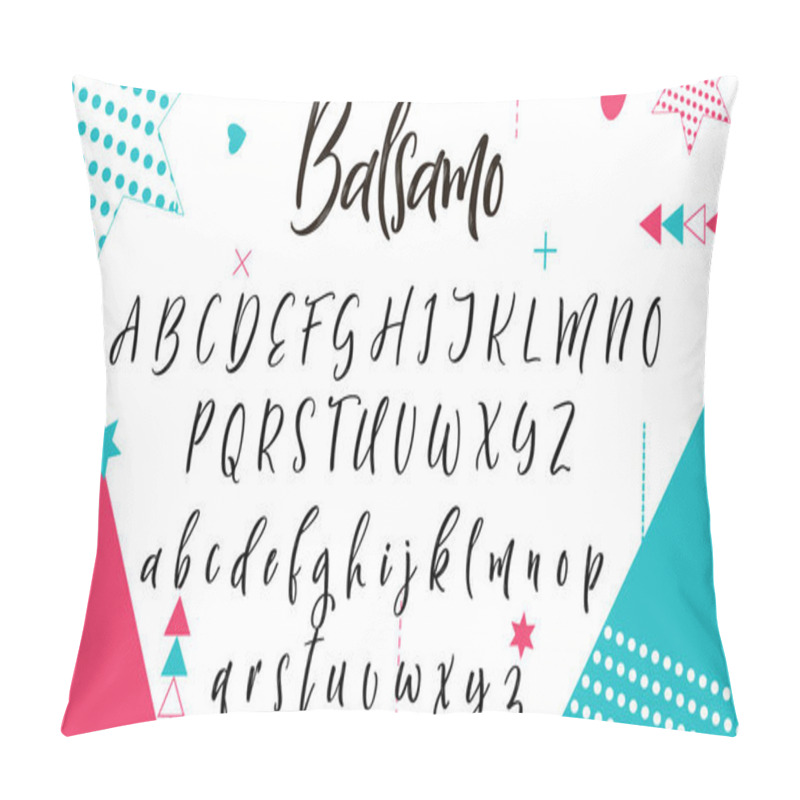 Personality  Hand drawn letters. Lettering and custom typography for your designs.Vector type pillow covers