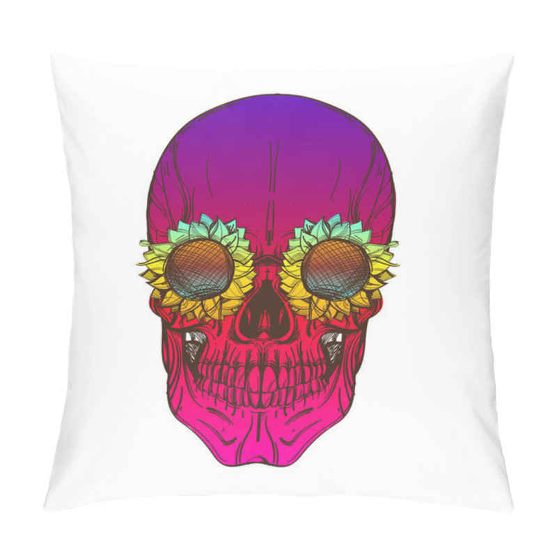 Personality  Vector Skulls Collection. Pillow Covers