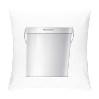 Personality  White Blank Plastic Container Pillow Covers