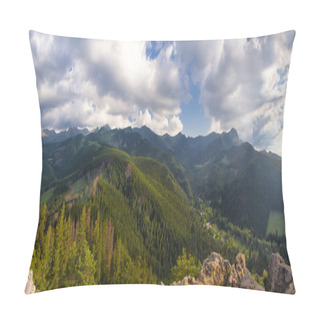 Personality  View From Nosal, Tatra Mountains Pillow Covers