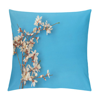 Personality  Image Of Spring White Cherry Blossoms Tree Pillow Covers