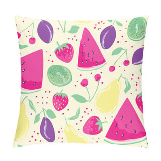 Personality  Watermelon Slices Seamless Pattern Pillow Covers