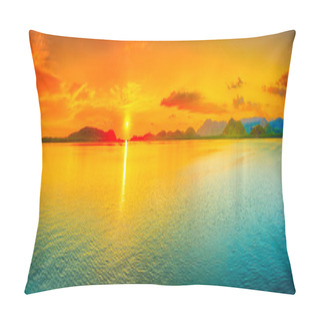 Personality  Sunset Panorama Pillow Covers