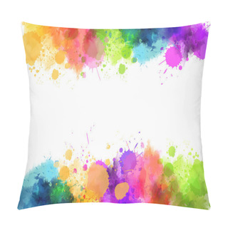 Personality  Waterocolor Splash Background Pillow Covers