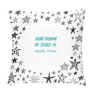 Personality  Hand Drawn Doodle Stars Pillow Covers