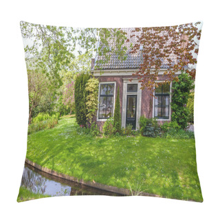 Personality  Front View Of Cosy Little House Pillow Covers