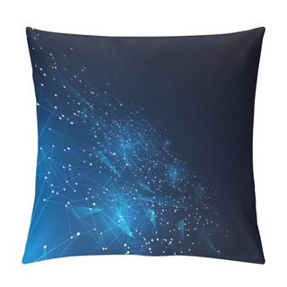 Personality  Polygonal Geometric Networking Connection Design  Pillow Covers