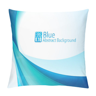 Personality  Blue Abstract Background Pillow Covers