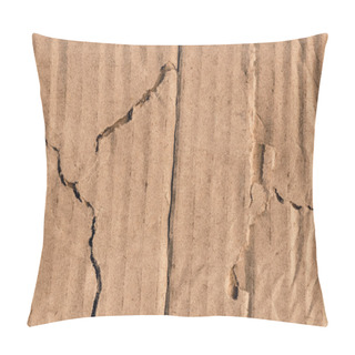 Personality  Recycle Brown Corrugated Cardboard Torn Grunge Texture Pillow Covers