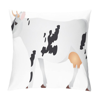 Personality  Cow Vector Pillow Covers