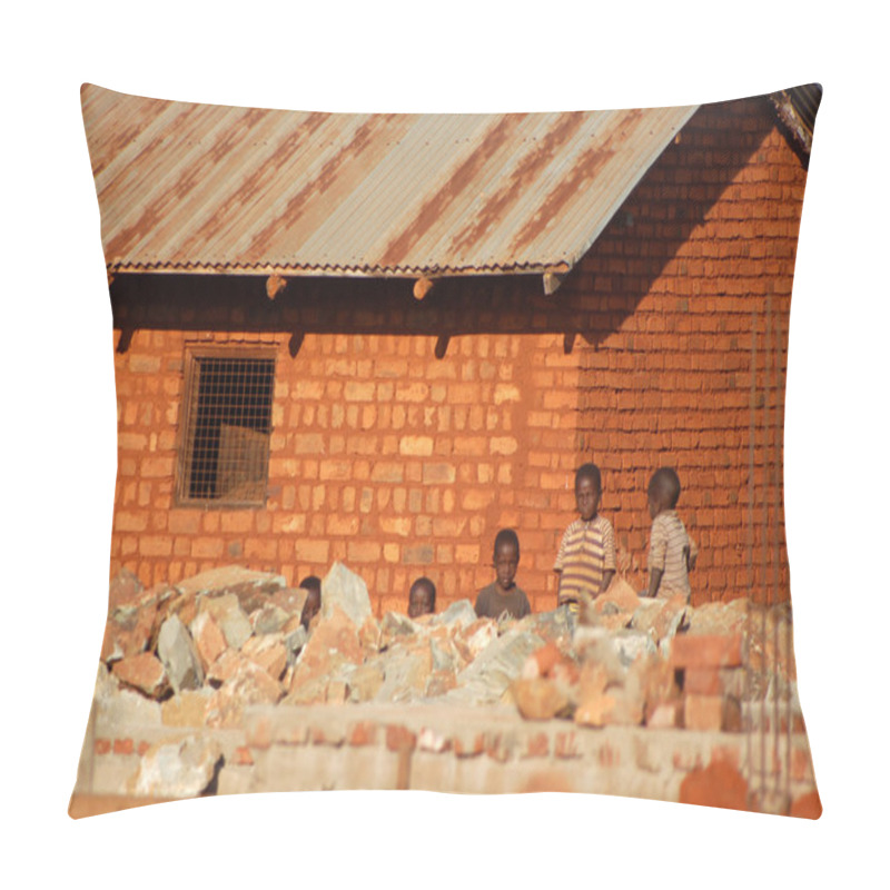 Personality  The Village of Pomerini - Tanzania - Africa - august 2013 pillow covers