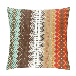 Personality  Ethnic Pattern Background. Pillow Covers